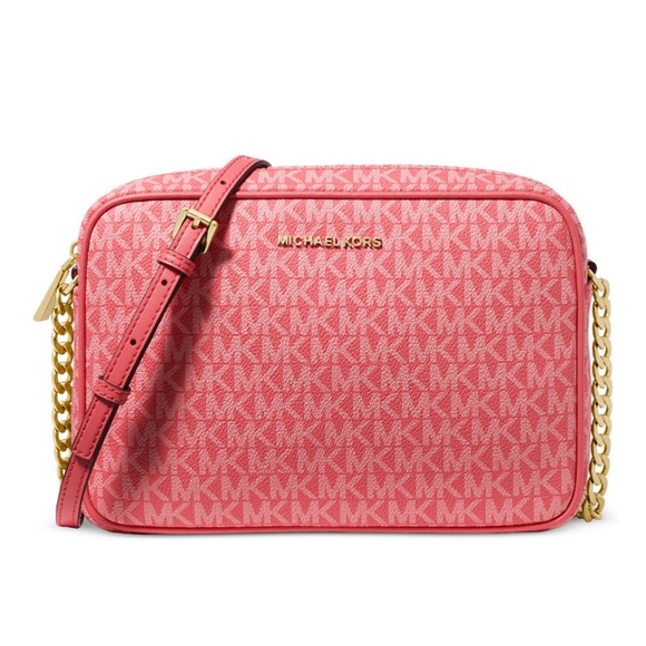 Michael Kors Jet Set Logo Crossbody Bag - Picture 1 of 4